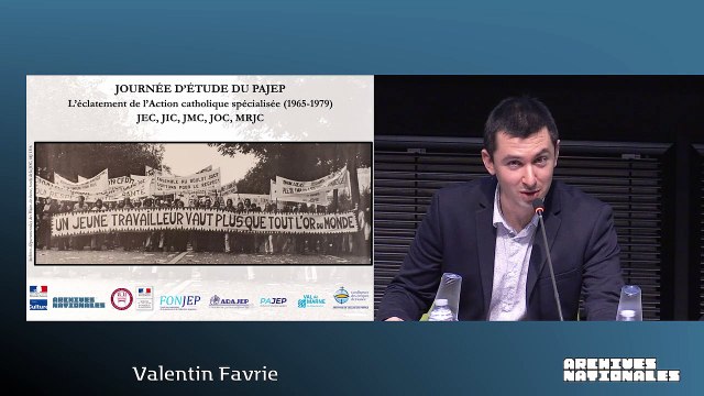 Écoute d’une archive sonore de la Jeunesse indépendante chrétienne (1975)