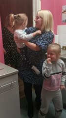 Watch three-year-old's horrified reaction as Leeds dad shaves beard for Rob Burrow and MND