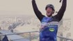 French Athlete Climbs 33-Storey Tower On His Bicycle
