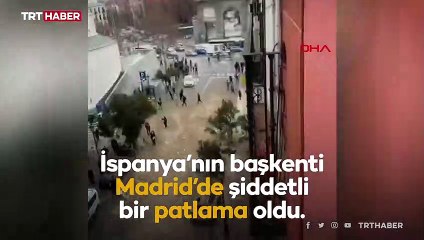 Madrid'de şiddetli patlama
