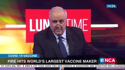 Fire hits world's largest vaccine maker