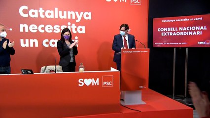 PSC ganaría las catalanas en votos, según el CIS