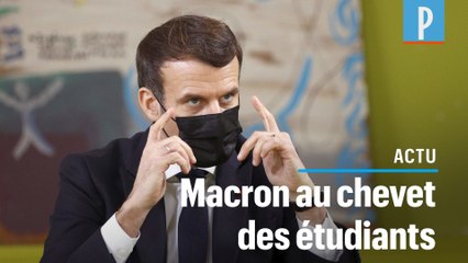 Repas à 1 euro, «chèque psy», cours en présentiel... les annonces de Macron pour les étudiants