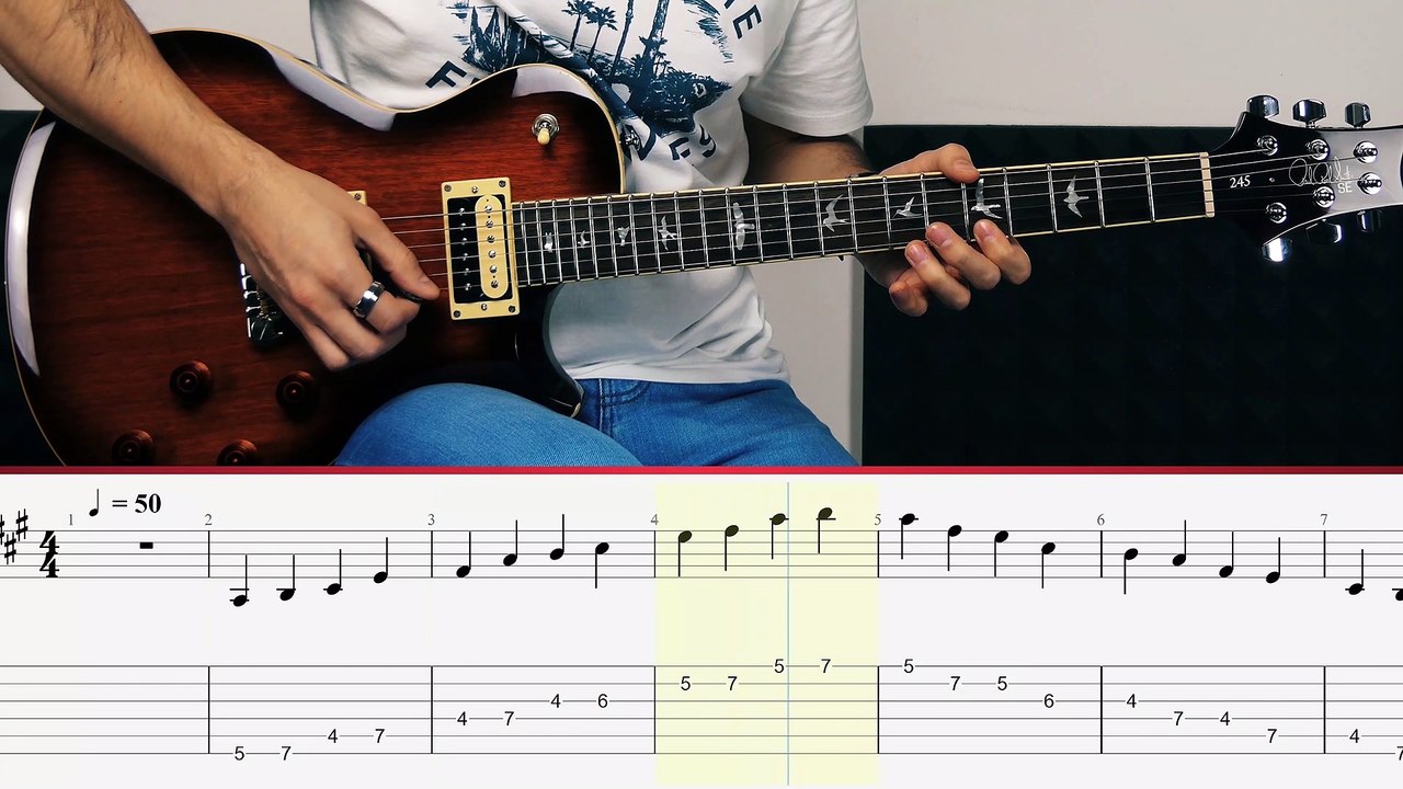 Scale Shapes - A Pentatonic Scale (Guitar Tutorial)