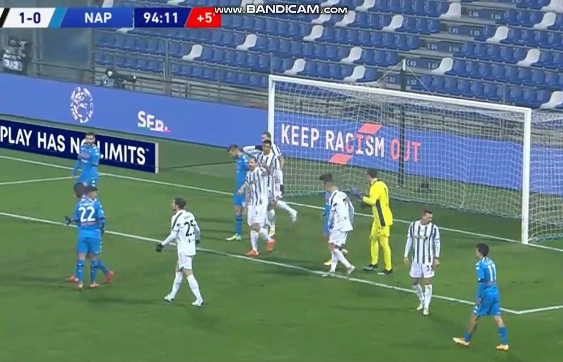 Juventus-Napoli 2-0 raddoppio di Morata