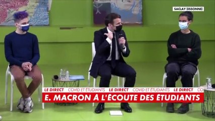Coronavirus : Emmanuel Macron annonce des mesures pour les étudiants (vidéo)