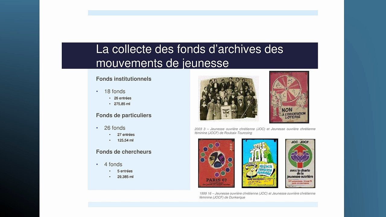 De nouvelles sources d’archives pour la recherche aux ANMT