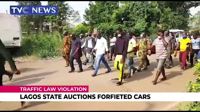 Lagos State Government auctions forfeited vehicles