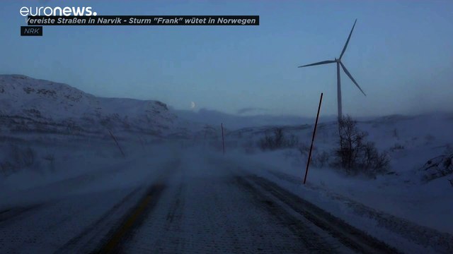 Sturmwarnung Stufe Rot: Frank wütet über Norwegen