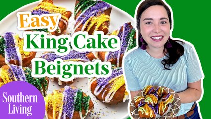 Hey Y'all - King Cake Beignets