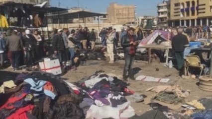 Suben a 32 los muertos en el doble ataque suicida en el centro de Bagdad