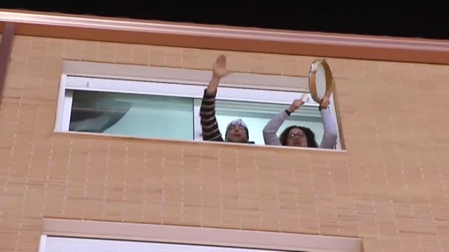 Celebración por todo lo alto de los aficionados del Alcoyano