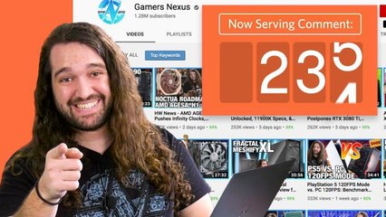 Steve Burke of GamersNexus Reacts To Their Top 1000 Comments On YouTube