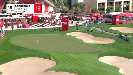 Abu Dhabi HSBC Championship (T1) : Les meilleurs coups de Romain Langasque