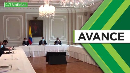 Presidente Duque expone plan de vacunas a organismos de control
