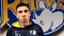 Leeds Rhinos director of rugby Kevin Sinfield on decision to shut training ground.