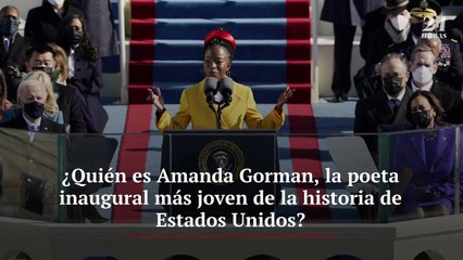 ¿Quién es Amanda Gorman, la poeta inaugural más joven de la historia de Estados Unidos?