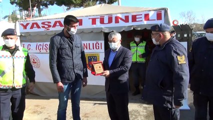 Şoförlerin dinlenebilmesi için uygulama noktasına özel yaşam tüneli