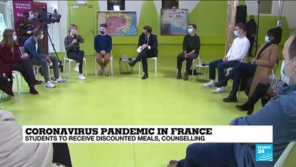 France’s Macron promises discounted meals to students amid growing economic distress due to Covid-19
