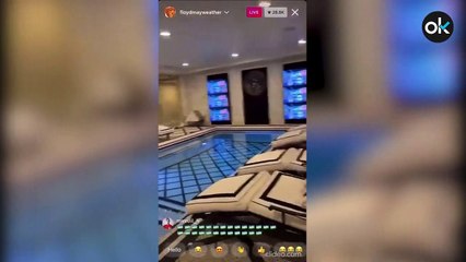 MAYWEATHER ENSEÑA SU IMPRESIONANTE MANSIÓN Y SU CONCESIONARIO DE LUJO