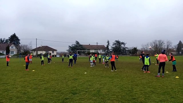 UN BON ENTRAINEMENT DES U12 - U13 CE MERCREDI