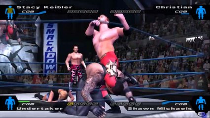 Here Comes the Pain Stacy Keibler vs Christian vs Undertaker vs Shawn Michaels