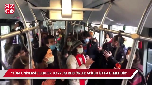 Boğaziçili öğrenciler protestolarına Kadıköy’de devam etti: “Kayyumlar acilen istifa etmelidir”