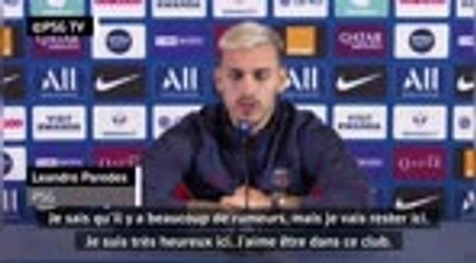 PSG - Paredes : "Je vais rester ici"