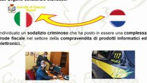 Napoli - Maxi frode fiscale nel settore hi-tech sequestri per 16 milioni (21.01.21)