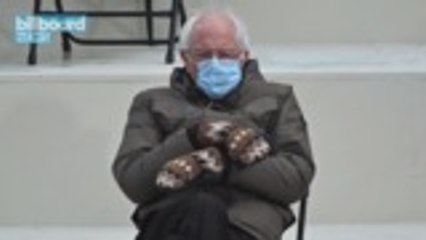 The Internet Loses It Over Bernie Sanders' Cozy Mittens at Biden Inauguration | Billboard News