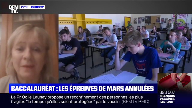 Frédérique Rolet (SNES-FSU) à propos du bac: On peut espérer pouvoir avoir des épreuves terminales dans des conditions à peu près normales en juin