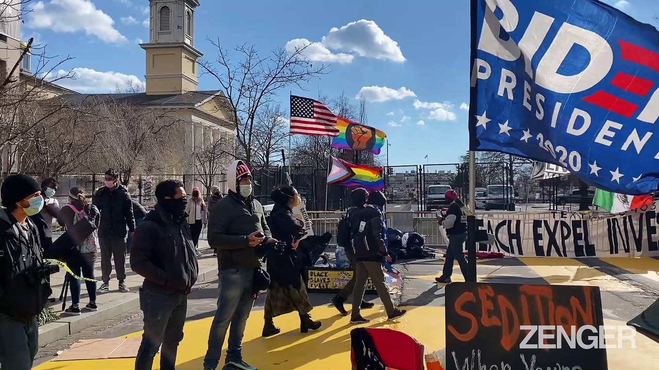 Black Lives Matter Plaza After Biden Inauguration