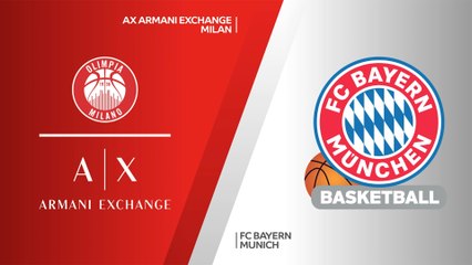 AX Armani Exchange Milan - FC Bayern Munich Highlights | Turkish Airlines  EuroLeague, RS Round 21 - video Dailymotion