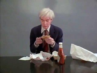 Andy Warhol Eats a Whopper