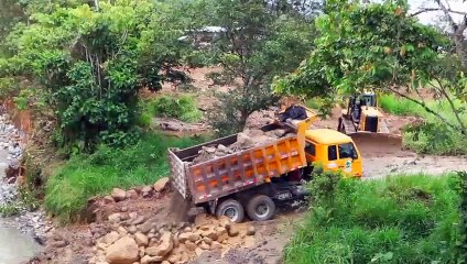 Gobierno Provincial, ayudó en las labores de puente