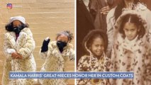 Kamala Harris' Great-Nieces Wear Custom Inauguration Coats Inspired by Her Own Childhood Jacket
