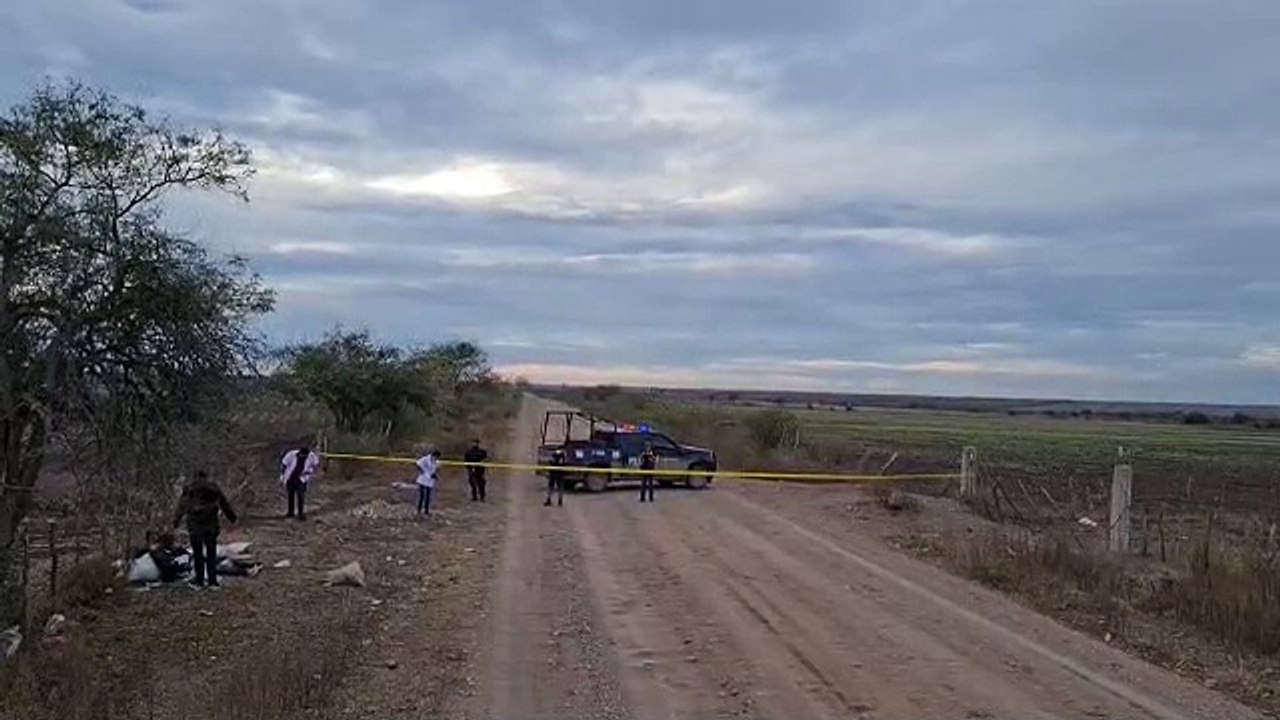 Hallan dos ejecutados a balazos por el camino a El Mauto