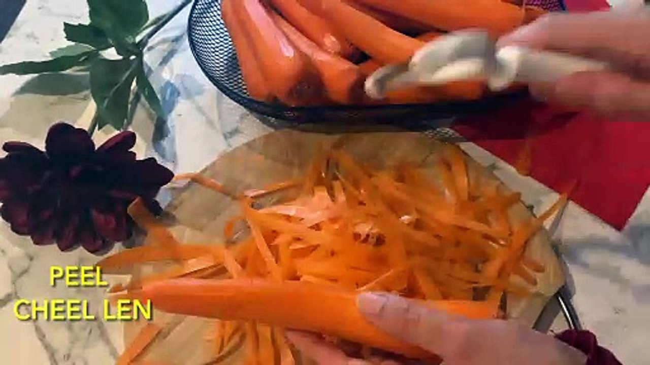 Gajar ka halwa recipe by dine at Home orange carrots dessert