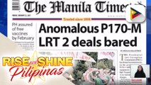 HEADLINES: Anomalya ukol sa procurement ng P170-M para sa LRT-2