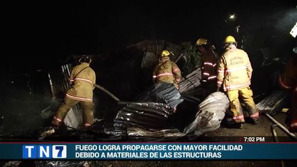 Incendios en precarios ponen en alerta al Cuerpo de Bomberos