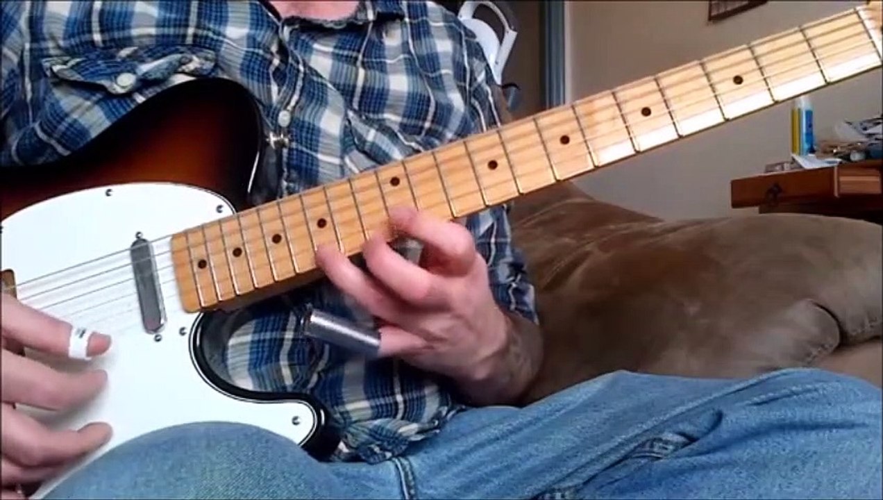 Open D Electric Slide Guitar lesson video Dailymotion