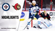 NHL Highlights | Jets @ Senators 1/21/21