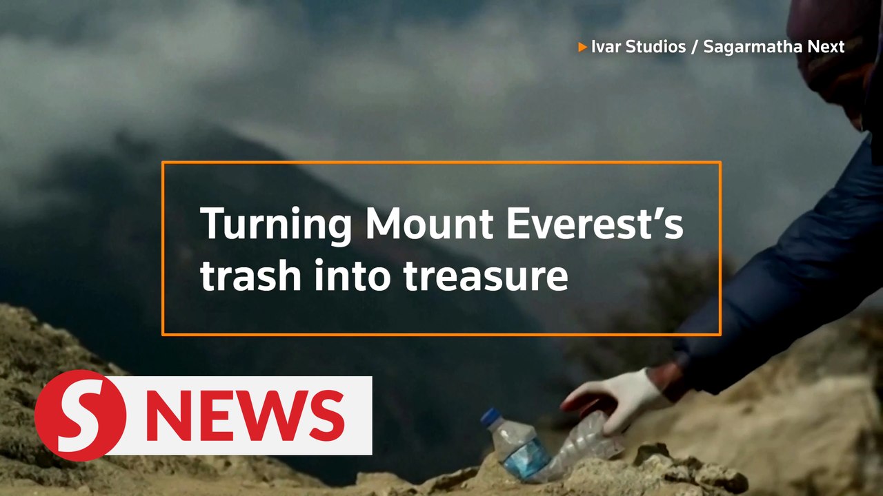 Turning Mt. Everest's trash into treasure