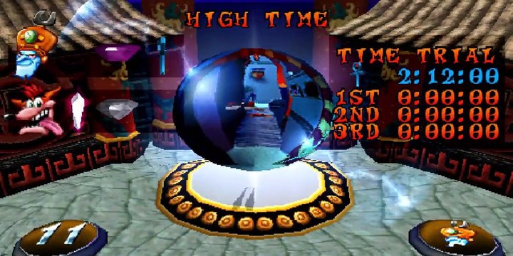 Crash Bandicoot 3 - High Time Time Trial - PLAYSTATION SONY Walkthrough