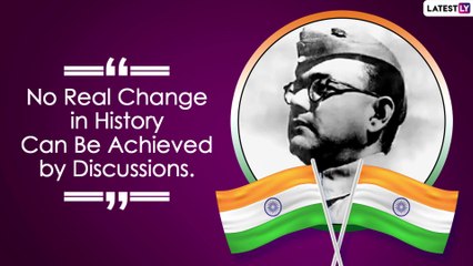 Download Video: Netaji Subhas Chandra Bose Quotes: Patriotic Thoughts & Messages to Share on His Birth Anniversary