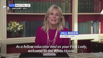 US First Lady thanks educators on first day in White House