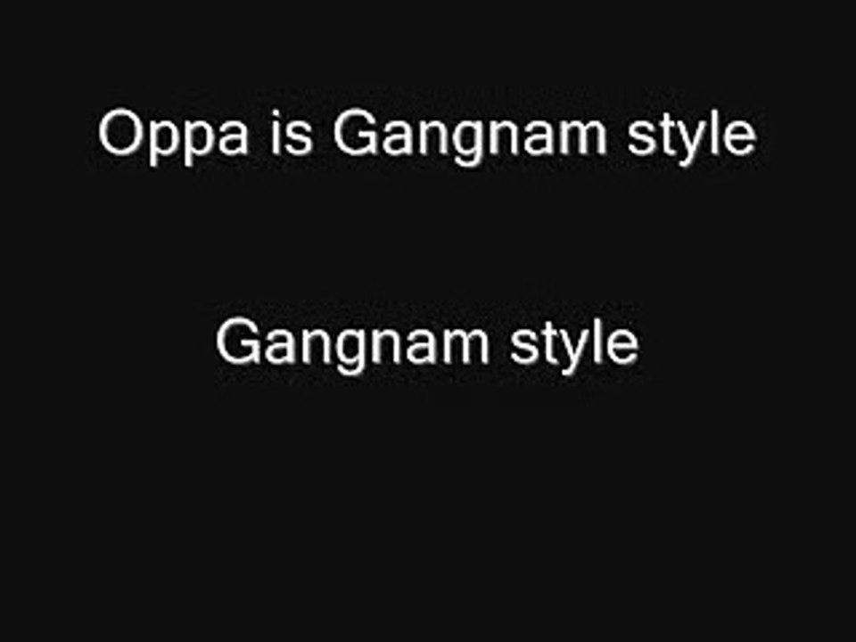 (English subtitles) PSY   Gangnam Style With English Lyrics