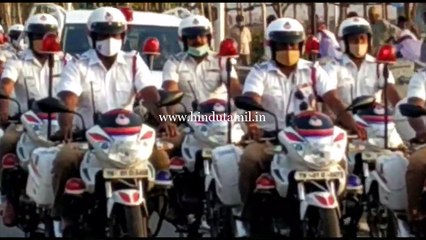 குடியரசு தின ஒத்திகை நிகழ்ச்சி சென்னை மெரினா கடற்கரையில் நடந்தது!