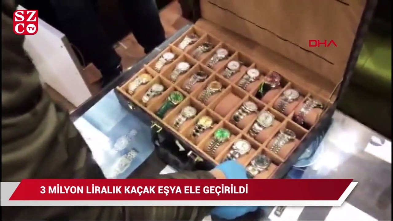 Kapalıçarşı'da polis baskını: 3 milyon liralık kaçak eşya ele geçirildi