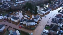 Situasi Kota Inggris Terendam Banjir Akibat Badai Christoph